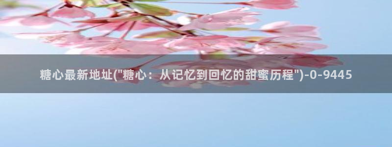 糖心系列vlog